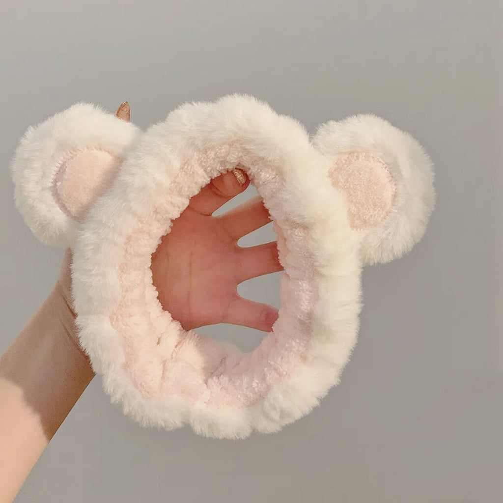 Plushy Teddy Bear Spa Headband