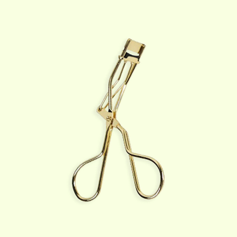 mini eye lash curler, gold